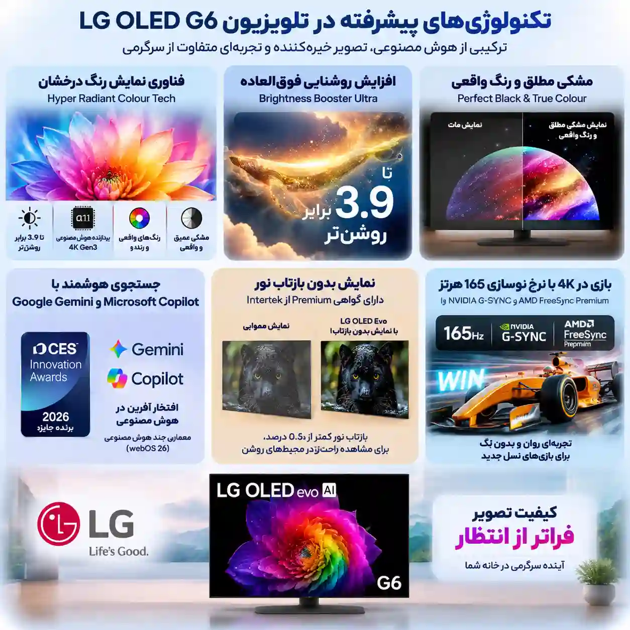 خرید تلویزیون ال جی 65G6