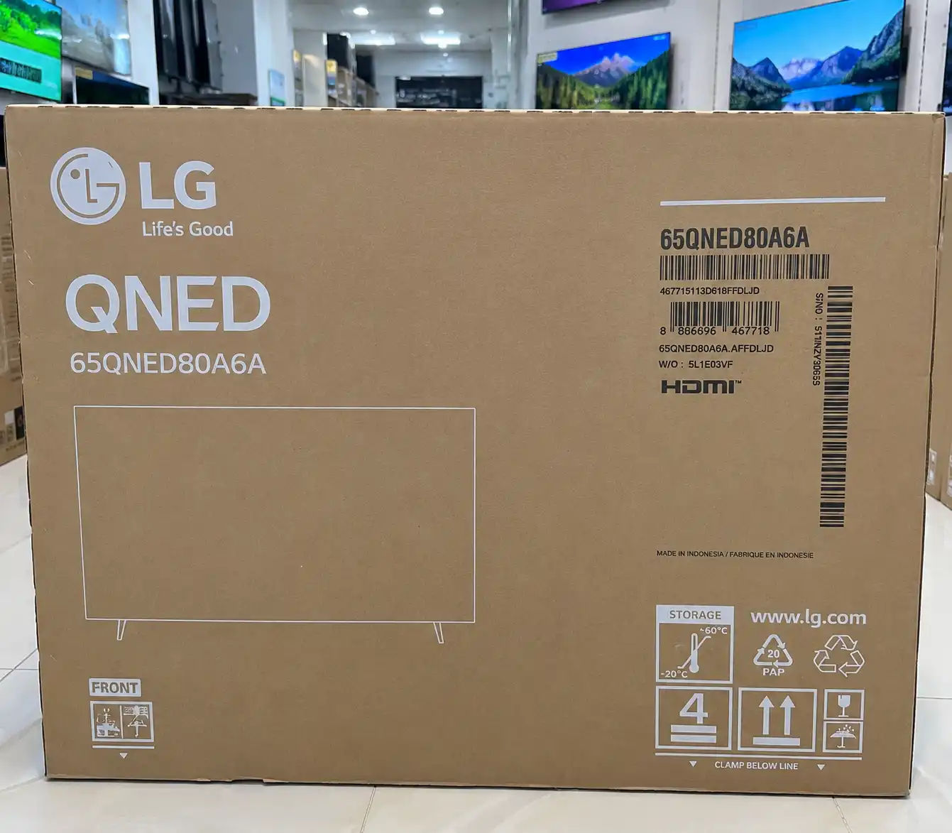 قیمت تلویزیون ال جی 65QNED80A