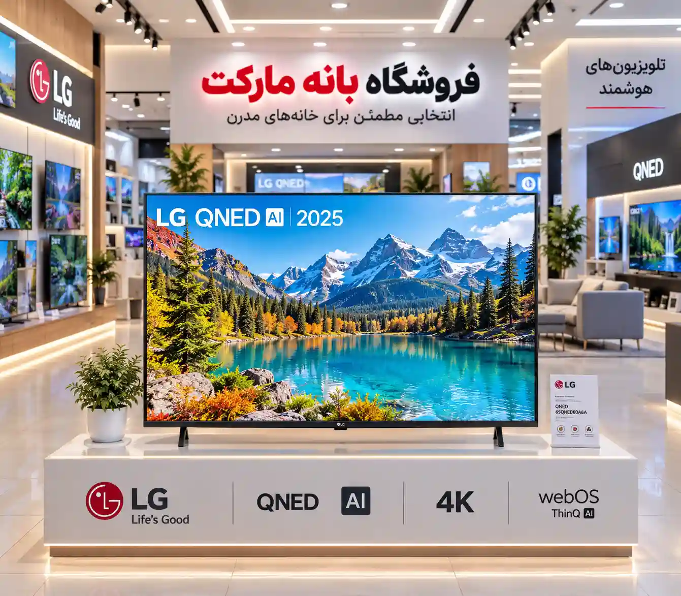 خرید تلویزیون ال جی 65QNED80A